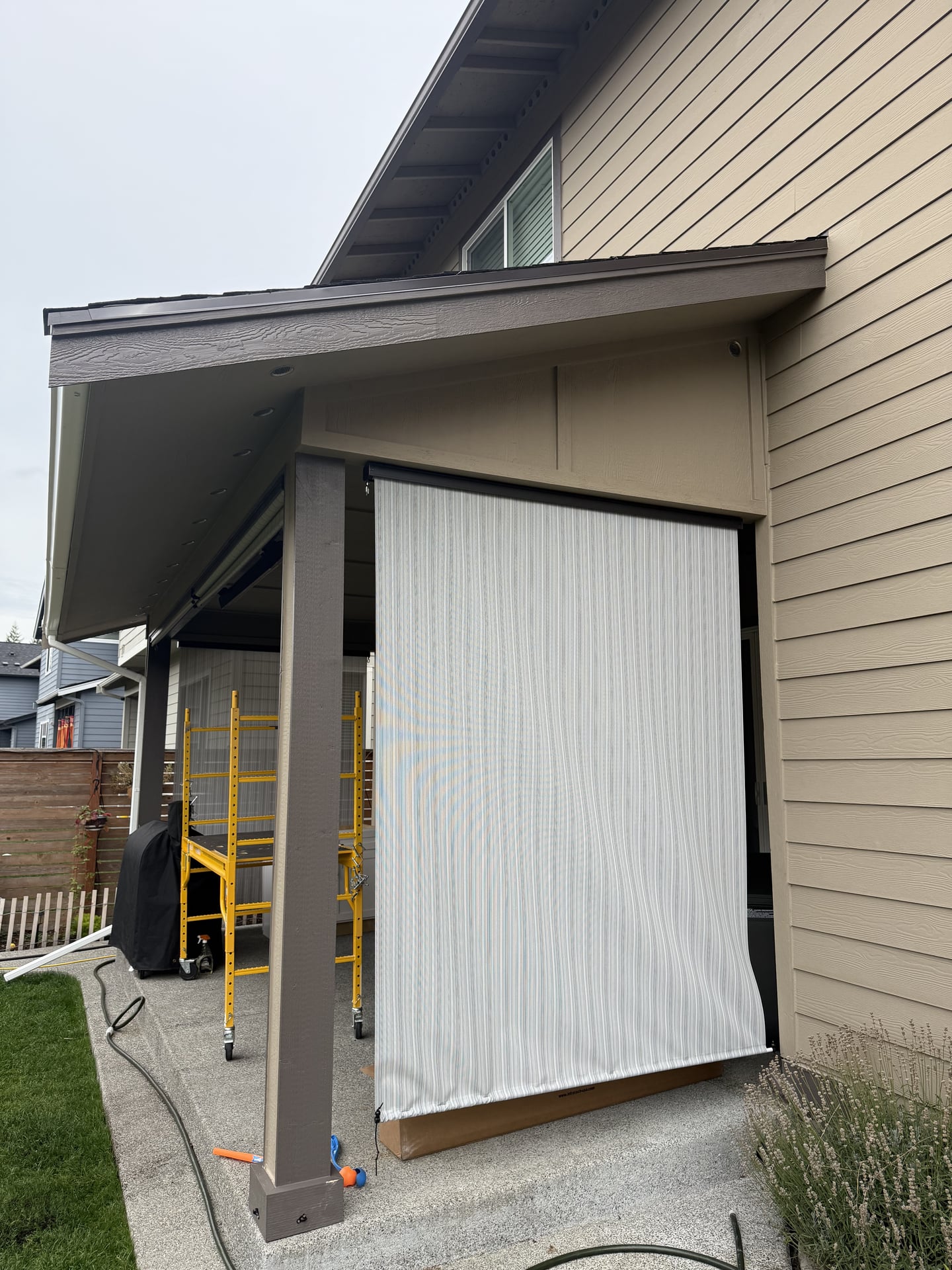 Covered Patio with Infrared Heater - Pierce County, WA