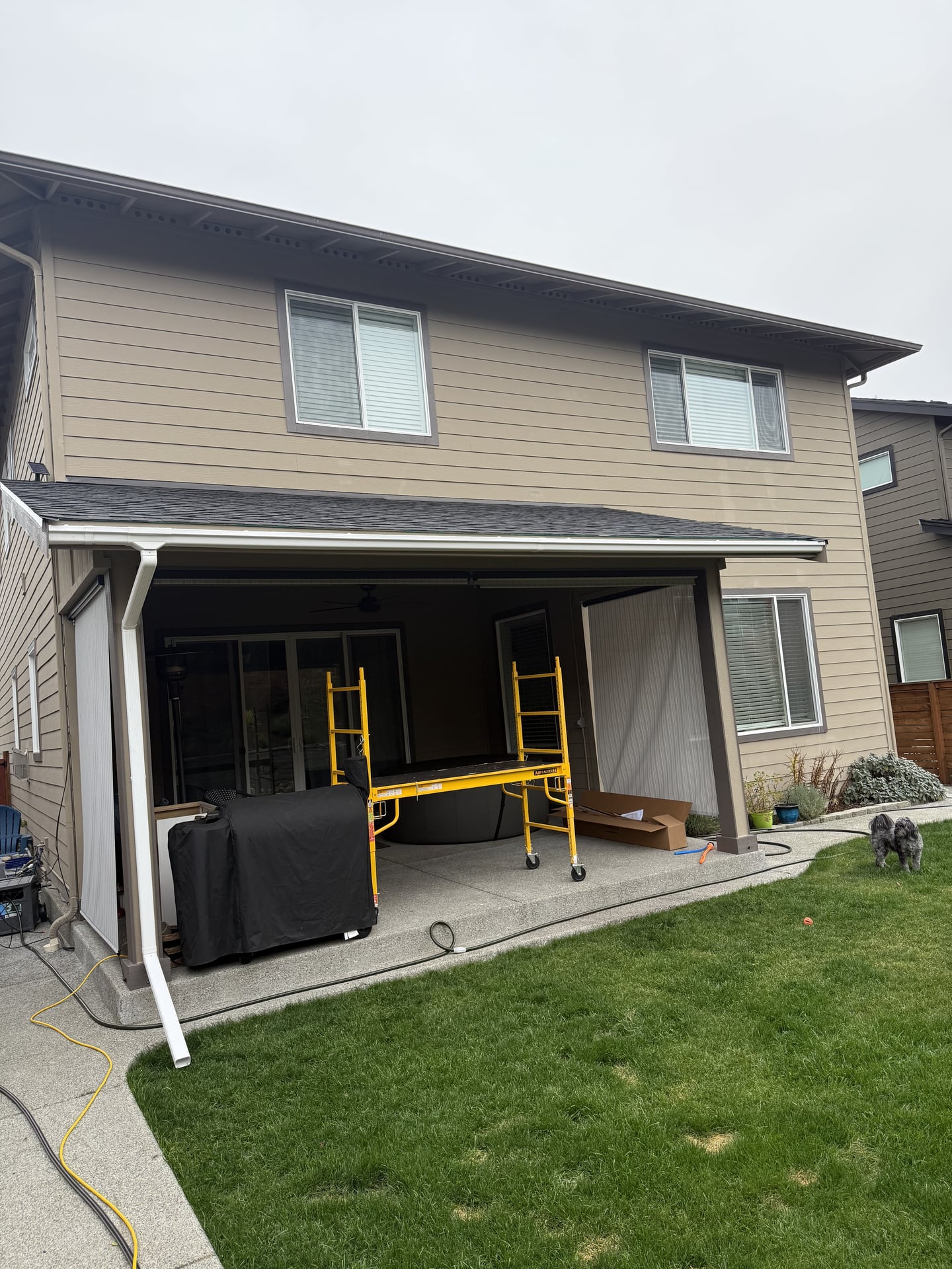 Covered Patio with Infrared Heater - After 6