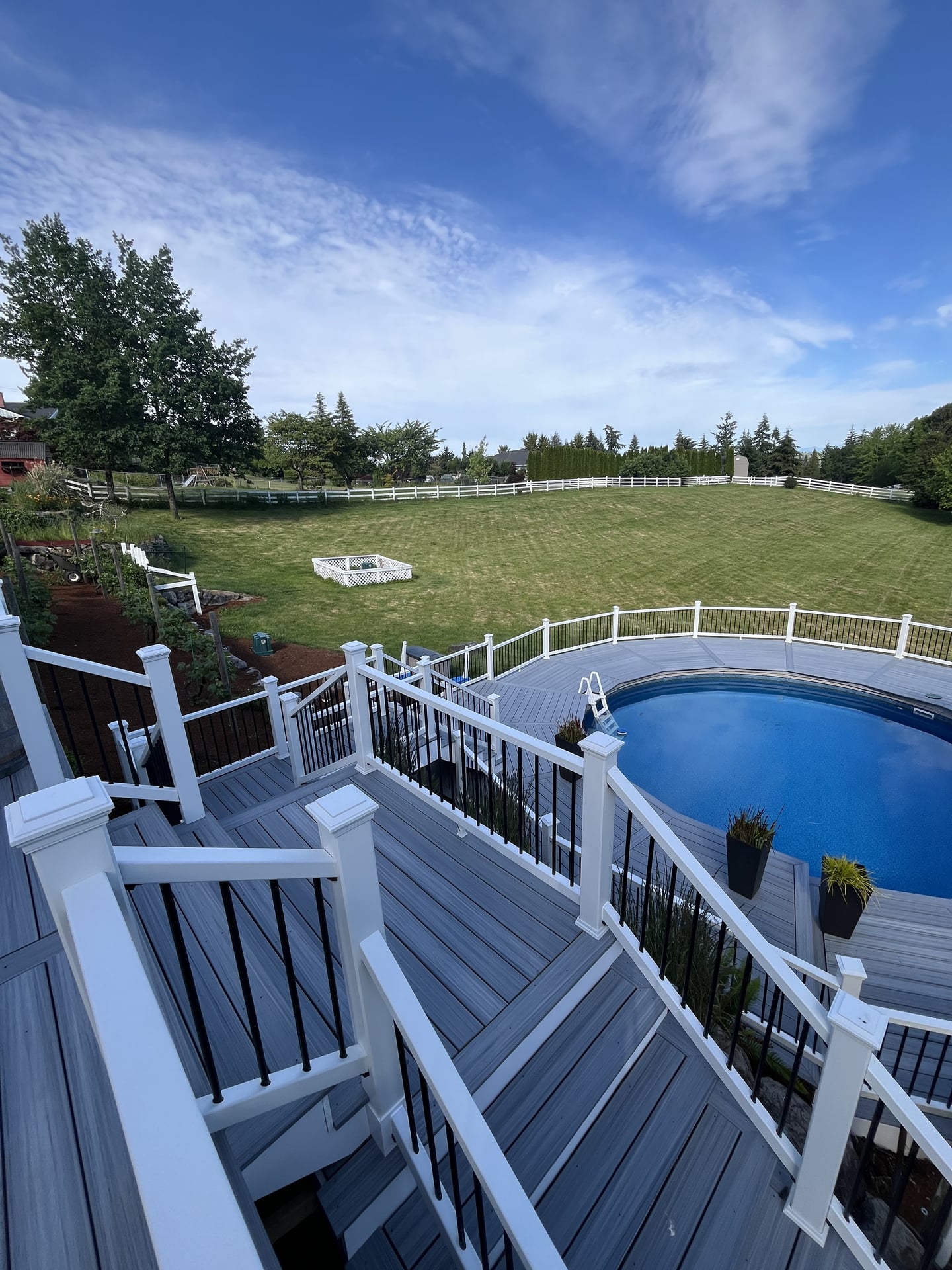Trex Composite Deck Build - Pierce County, WA